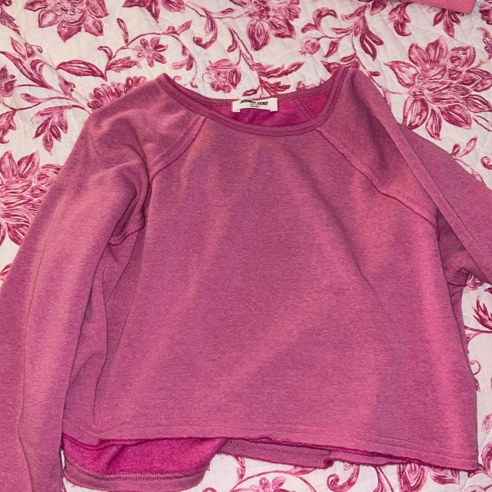 long sleeve crop shirt